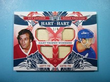 2022 2022/23 LEAF LUMBER GUY LAFLEUR BRYAN TROTTIER HART TROPHY WINNERS MINT 1/4