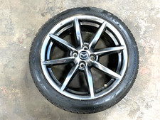 2016-2019 MAZDA MIATA MX-5 GUNMETAL GRAY RIM WHEEL 17x7 W/ TIRE OEM #A0.19