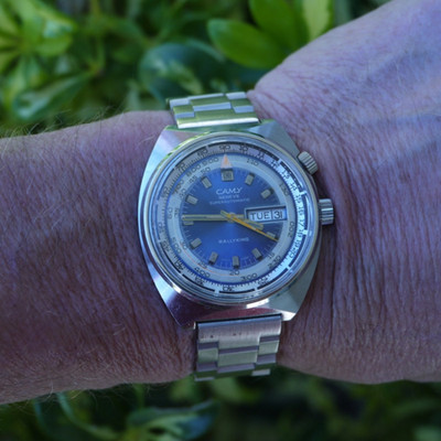 Camy Rallyking, Vintage, Geneve, Superautomatic, Day/Date, Serviced, 39mm W/O