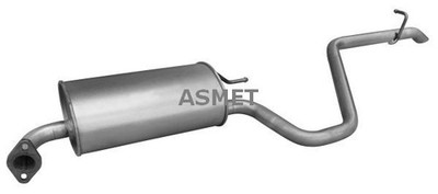 Rear Muffler ASMET 15.011