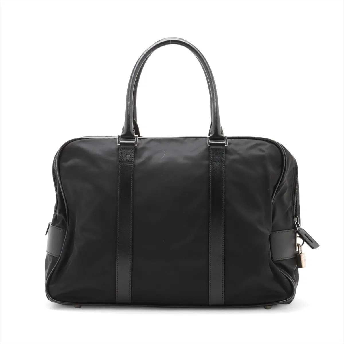 Prada Tessuto nylon x leather Business bag Black VS0069 Unknown PIN thumbnail 2