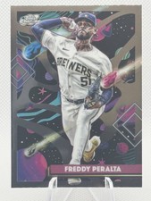 2025 Topps Chrome Cosmic #122 Freddy Peralta Base Set Base