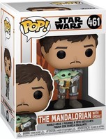 Funko Pop! - The Mandalorian With Grogu 461 ☆ Star Wars ☆ With Free Protector