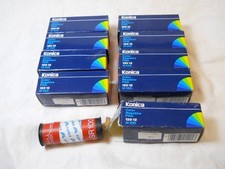 Lot of 9 KONICA Color Negative Film 120 12 Exp. SR 100 Expired 1989