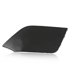 Front Bumper Tow Hook Cover - Black Plastic 622A0 Fit Nissan Rogue 2017-2020