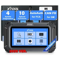 2025 XTOOL D5 Car TCM ABS SRS Engine System Diagnostic Scanner 10+Reset AutoAuth