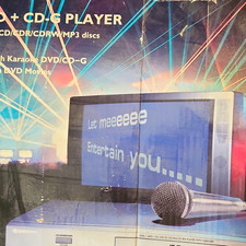 Vocal-Star DVD1850CK CD+G DVD CD Karaoke Player USB 2 Mic Inputs +  discs