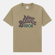 New Balance Made in USA 1906 Graphic T-Shirt Green/Olive Mens Sz L MiUSA
