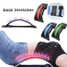 Back Stretcher Adjustable Back Cracker Massage Waist Neck Fitness Lumbar Cervica