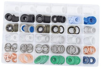 #ad #ad 330PCS 36 Popular Sizes Mater Oil Drain Plug Gaskets Washer 36 Types 330PCS $103.62