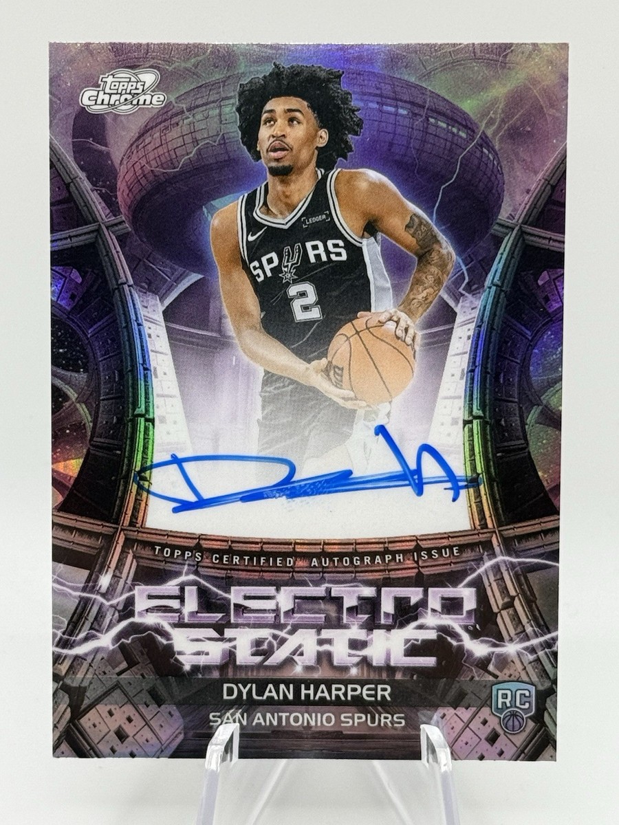 2025-2026 Topps Chrome Cosmic Electro-Static Dylan Harper RC Auto