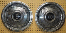 2 Used Oem 15 Hub Cap D0vy-1130-b 1970-73 Lincoln Continental Mark Iii 3208sr