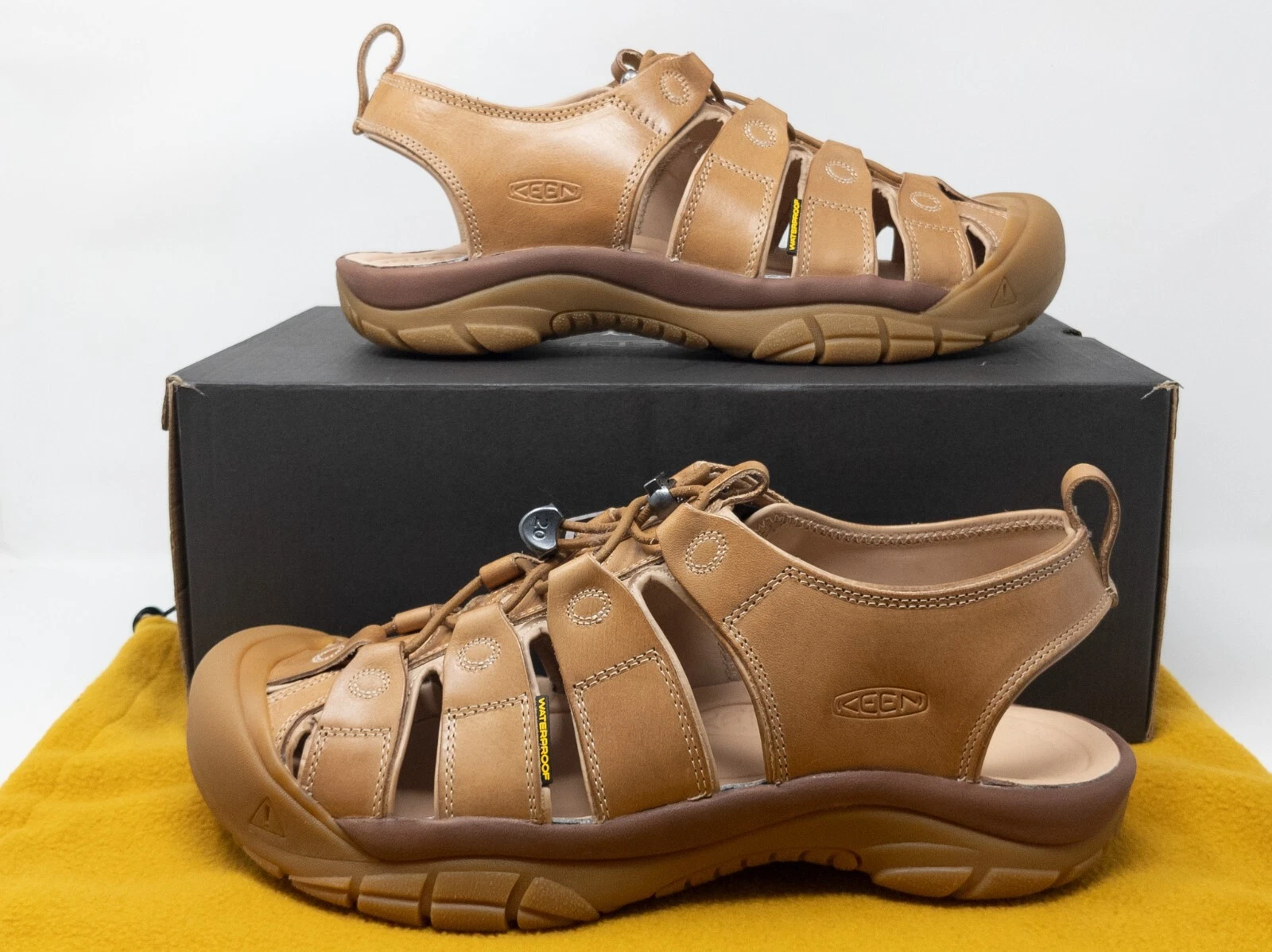 Keen Newport H2 Leather 20th Anniversary Sandals Natural Tan Brown Men's
Opens in a new window or ta