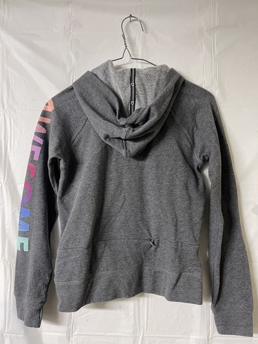 Gap Fit Girls Gray Full zip Sweater XL Youth 11-12 - Picture 2 of 5