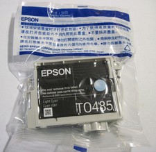 NEW GENUINE Epson 48 Light Cyan Ink Cartridge T0485 T048520 T48 T048 FREE SHIP