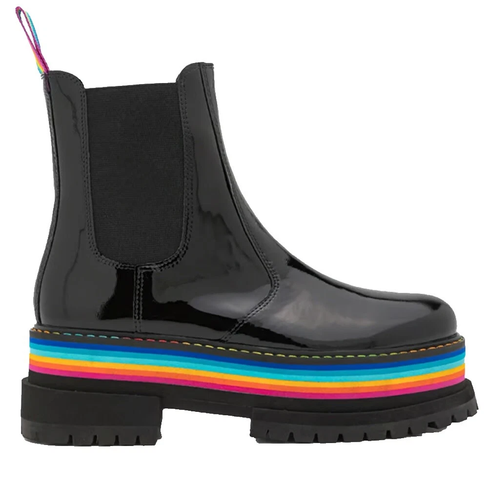 Zapatos botas de cuero Negro para Niñas