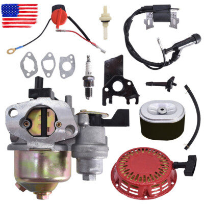 For Honda GX160 5.5HP 6.5HP Recoil Ignition Coil Spark Plug Filter Carburetor