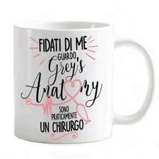 Tazza Mug personalizzata Grey's Anatomy You are My Person Fidati di me chirurgo