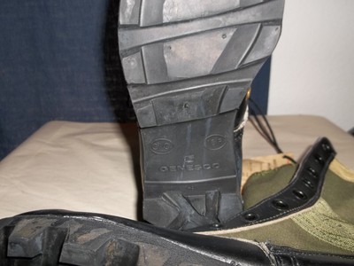 Vietnam War Era Jungle Boots 1968 Genesco Size 10R Panama  display picture 1