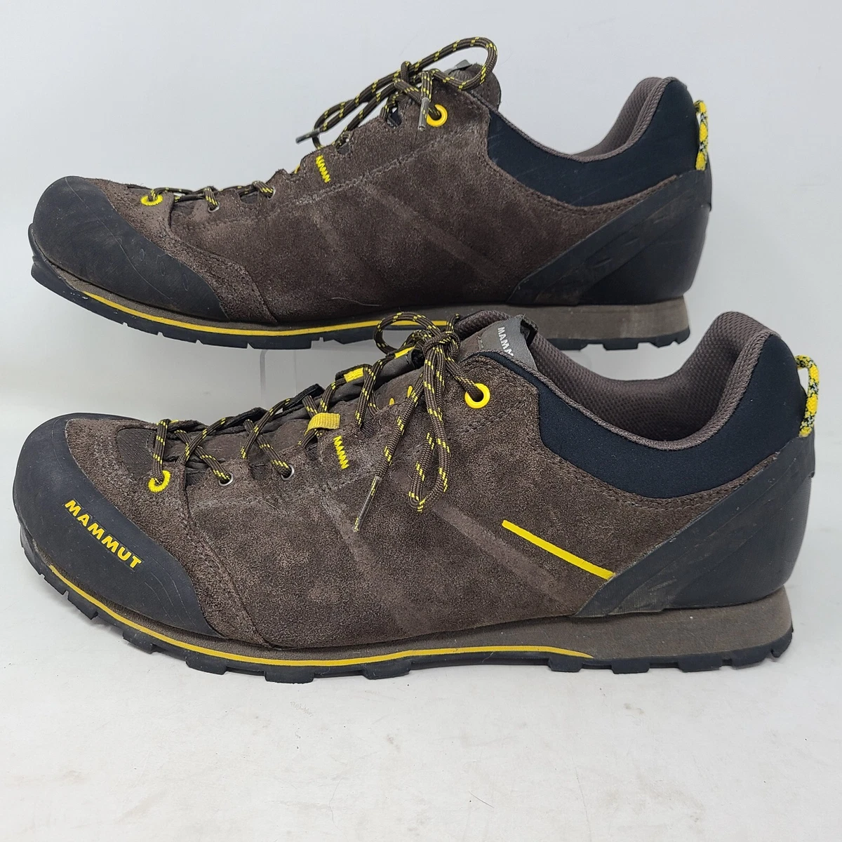 Mammut Wall Guide Low Mens Approach Shoes Size 13 Brown Leather