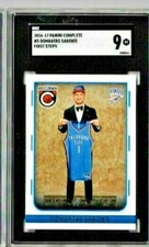 2016-17 Panini Complete Domantas Sabonis First Steps PSA 9   RC
