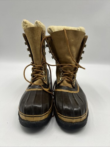 Stivali da neve isolati vintage TIMBERLAND 80 rari da uomo taglia 11 MADE IN KOREA - Foto 2 di 9