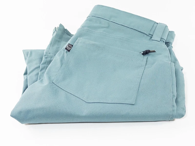 airblaster teal pockets adjustable pants