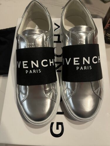 New Auth Givenchy Men Urban Street Silver Logo Fashion Sneakers Shoes 11  $595 | eBay