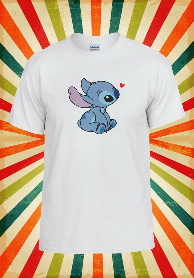 Heart Disney Lilo and Stitch Ohana Men Women Vest Tank Top Unisex T Shirt 2275 - Image 2 of 4