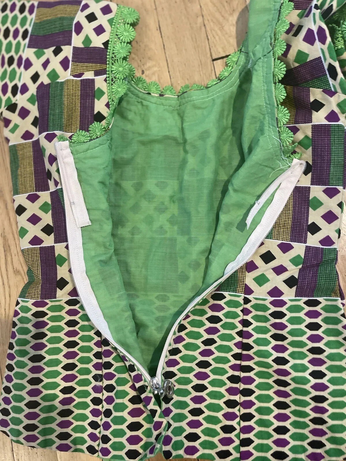 Beautiful  Geometric Tribal BoHo Multi colored Bl… - image 12