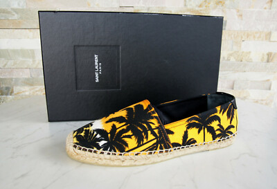 Saint Laurent EU 40.5 Slipper Moccasins Slip-Ons Espadrilles NEW former RRP 395 