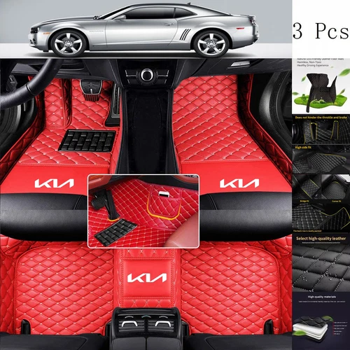 Fit for KIA All Series Car Floor Mats Auto Luxury Custom Waterproof Carpets Mats - Picture 14 of 36