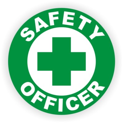 10 pcs Green Safety Officer Hard Hat Stickers Helmet Decals Foreman Laborer Cap