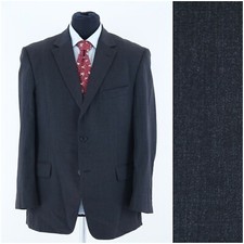 Mens MARKS  SPENCER Sport Coat 42R US Size Grey Wool TAILORING Blazer Jacket