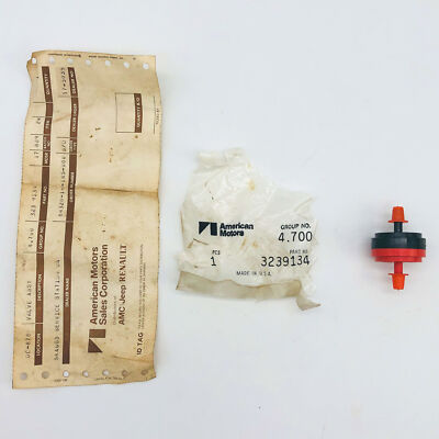 AMC Jeep 3239134 Valve Reverse Delay Air Cleaner OEM NOS Open