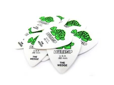 Dunlop Guitar Picks 12 Pack Tortex Wedge .88mm 424P.88