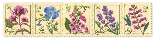 2011 29c Herbs, Strip of 5 Scott 4505-09 Mint F/VF NH 2011 29c Herbs, Strip of 5 Scott 4505-09 Mint F/VF NH