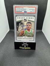 ✍️ Autograph 2017-18 Panini Donruss #3 Giannis Antetokounmpo On-Card Signed NBA