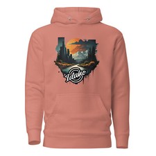 Idaho hoodie, Retro image of Idaho state, Soft Cozy Unisex Hoodies