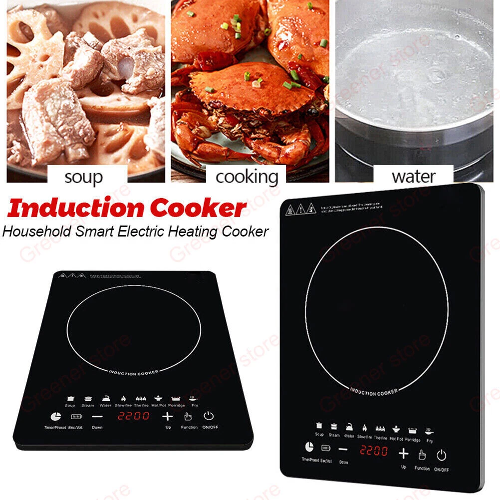 Electric Induction Hob Portable Cooker Digital Touch Single Cooker Hot Plate - Picture 8 of 13