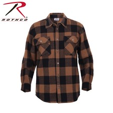 Rothco Extra Heavyweight Buffalo Plaid Shirt - Brown