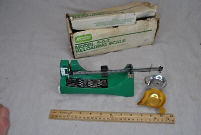 RCBS 502 Model 5-0-2 Reloading Scale Powder Scale w/Box
