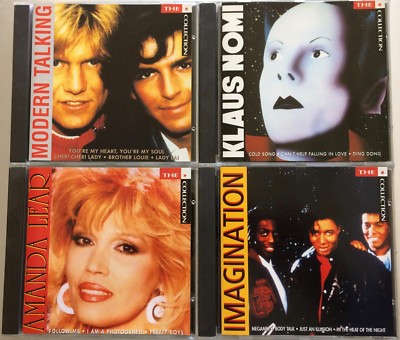 THE COLLECTION 4x CD LOT Modern Talking - Klaus Nomi - Amanda Lear - Imagination