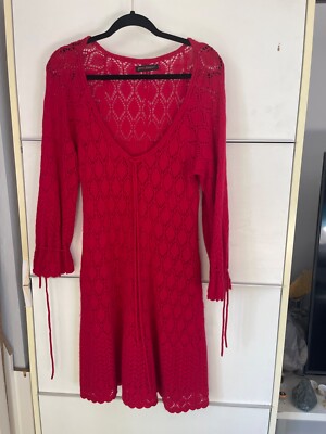 denim.dress women KUT from the Kloth Ruth- Denim Front Dress With Flared Sleeve Women's : LG main image 1