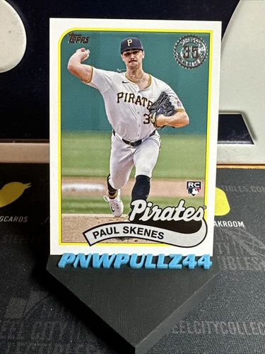 2024 Topps Update #89US-46 Paul Skenes RC 1989 Rookie Card Pittsburgh Pirates