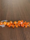 Vintage polished oval chip natural Baltic amber necklace — photo 7