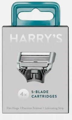 Harry's Razor Blade Refill Packs - 4 Cartridges (5 Blade Cartridges) Brand New