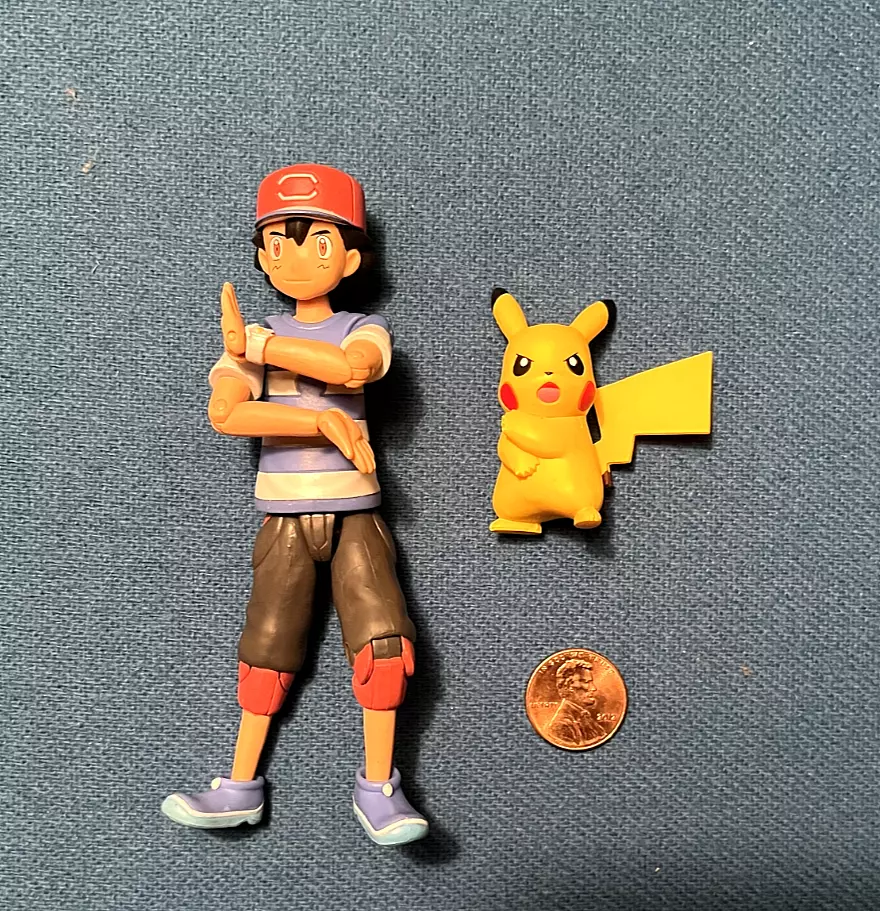 Alola Pose Satoshi With Pikachu Pokemon Sun & Moon CD DVD Moncolle