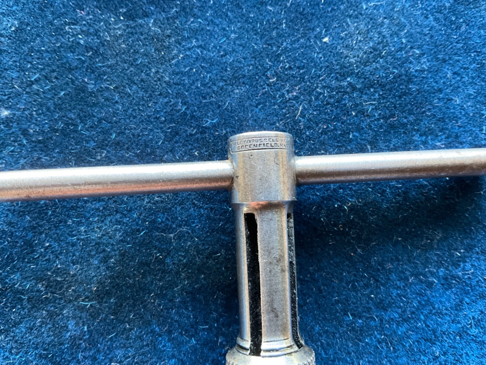 Vintage Wiley & Russell Tap T-Handle Tap Wrench Made In U.S.A 