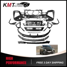 New Front Bumper Cover Kit W/ Grille & Valance For 2025 2026 Hyundai Tucson